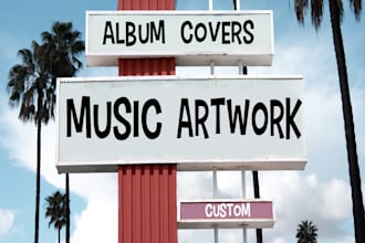 retro album covers and music artwork