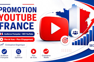 do organic french youtube video promotion  viral yt marketing channel seo growth