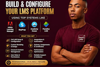 build configure lms platform using adobe learning manager, skyprep top system