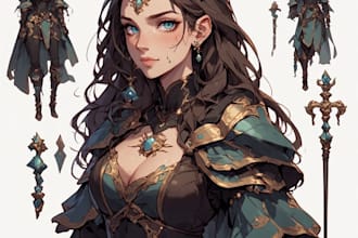 do fantasy character and dnd character
