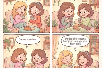 draw a custom cartoon comic strips