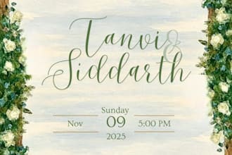 make luxury wedding invitations, engagement cards and custom home decor designs