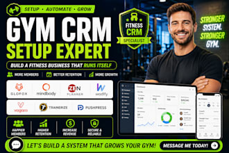 setup glofox mindbody zen planner wodify vagaro trainerize pushpress gym CRM