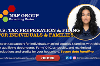 prepare and file taxes for individuals and families