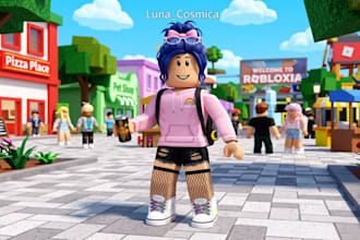 create a custom roblox character or avatar for your game