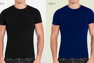 change clothing colors in photos for ecommerce products