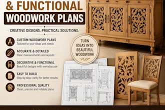 design decorative and functional woodwork plans