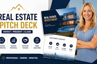 real estate investments pitch decks design,property slides,listing presentation