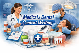 write SEO medical and dental articles
