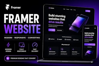 build a premium framer website for your business