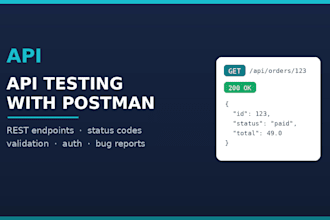 test your rest API with postman and report bugs clearly