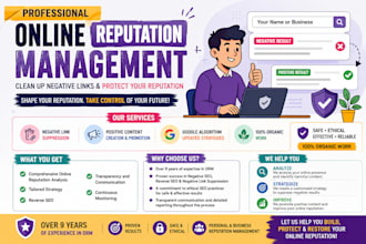 assist in online reputation management to strengthen your online presence