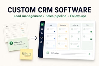 build custom CRM software for lead management