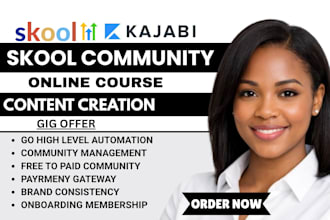 setup skool community course skool course creation online community manager