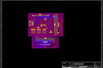 design custom pcb layout and generate gerber files