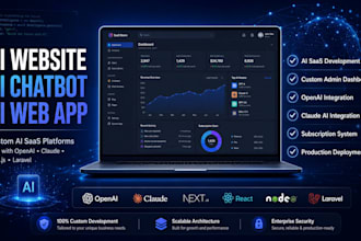 develop ai website ai chatbot ai web application as full stack ai developer