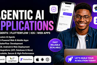 build and deploy agentic ai applications, ai agents, flutterflow ios web apps