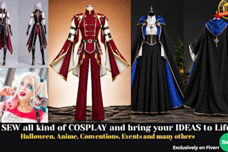 sew quality cosplay costume