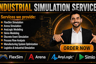do arena simulation flexsim and simio project and assignment