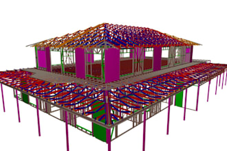 do light gauge steel framing modeling and material takeoff
