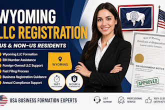 register wyoming llc and get ein for US and non US residents