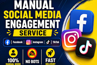manually follow and unfollow on facebook instagram and tiktok