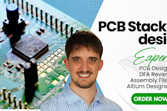 design production ready pcb with dfm review, stack up and manufacturing files