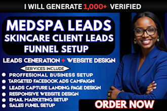 medspa leads cosmetic clinic leads botex leads skincare client leads facebook ad