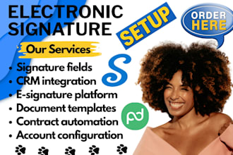 setup e signature docusign pandadoc signnow zoho sign eversign documate