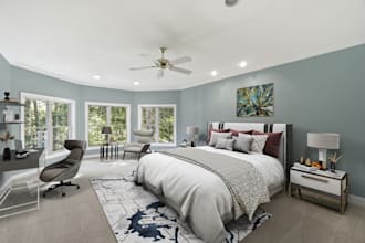 professionally virtual stage empty real estate photos