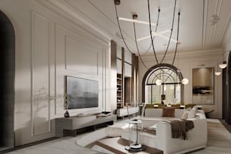 design kitchen bathroom renovation 3d rendering material plan furniture layout