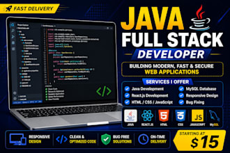 build web applications using java HTML CSS javascript mysql