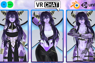 do custom vrchat avatar vr character nsfw vrc avatar 3d model vrchat humanoid