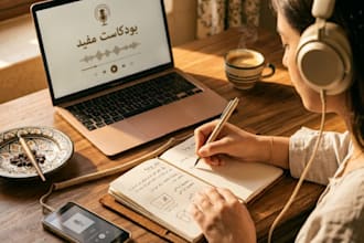do professional arabic audio transcription or article writing