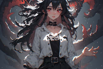 concept art of characters or monsters