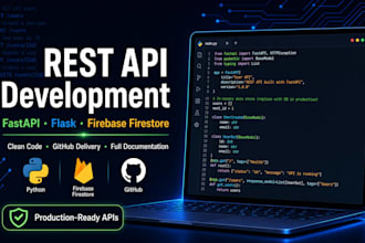 build a rest API with python fastapi and firebase backend