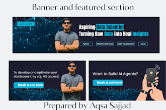 design a professional linkedin background cover for your business