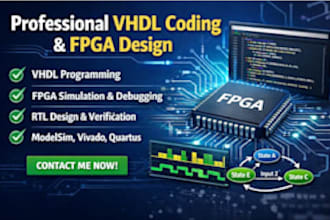 tutor verilog, vhdl, fpga, and digital system design projects