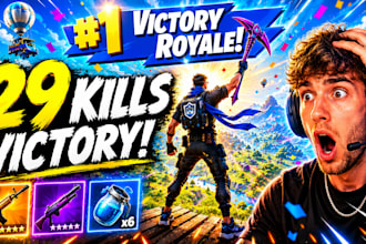 create gaming youtube thumbnails that are eye catching and high performing