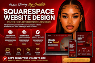 squarespace website design squarespace website redesign showit website template