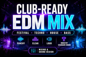 mix your edm track professionally