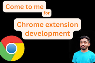create any chrome extension for web browser