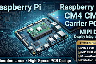design raspberry pi cm4 cm5 carrier pcb and display integration