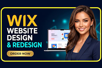 design professional wix website and redesign wix site