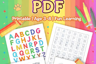 design custom kids worksheets