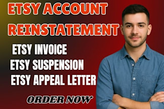 do etsy appeal letter, etsy  reinstatement for etsy suspended account