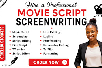 write, edit, format screenplay stageplay TV series, screenwriting in final draft