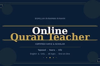 teach quran online with tajweed and hifz and nazra for all ages