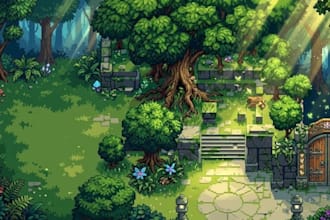 create custom pixel art tilesets game assets pixel art environment object