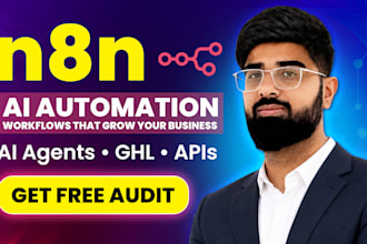 build n8n ai automation, ai agents and voice agents